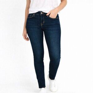 Old Navy Womens Jeans Skinny Fit Power Stretch Denim Dark Wash Size 4 Petites